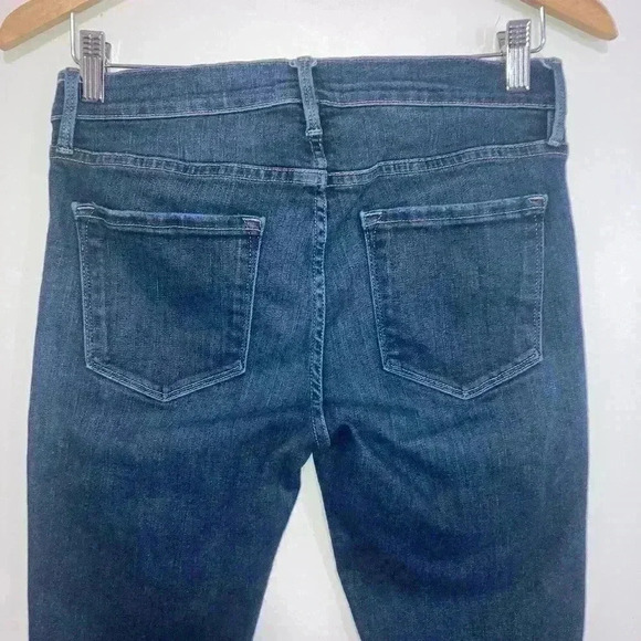 Frame Le Skinny de Jeanne Raw Cut out Hem Crop Jeans - Picture 6 of 10